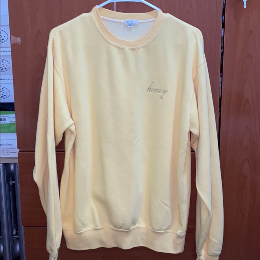 Brandy Melville Honey crew neck